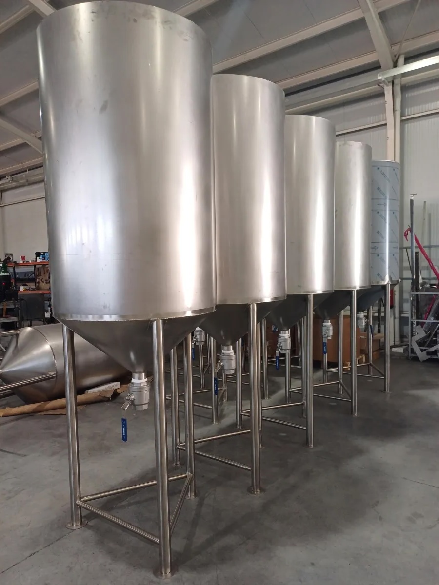 Instalación de acero inoxidable para almazara