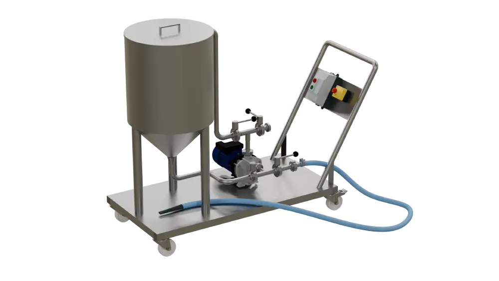 ISOCLEAN 90 equipo portátil de aspiración de aceite alimentario — ISOTANK Inoxidables